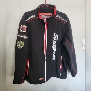 Snap-on Black and Red Jacket Mens XL